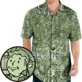 Fallout Compilation Maxi Hawaiian Shirt