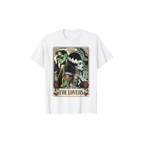 Frankenstein & Bride The Lovers Tarot T-Shirt