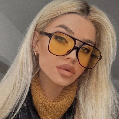 Pretty Little Patriot Pretty Little Patriot Hip Hop Color Block Sunglasses — main product shot