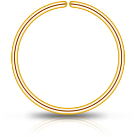 Single Hoop Nose 14k Yellow Gold Filled Nose Hoop Ring