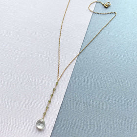 Green Amethyst Mini Yoga Pendant