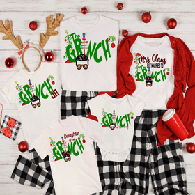 Matching Family Grinch Christmas Shirts Custom Christmas Shirt, Grinch Family…