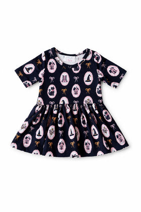 Hocus Pocus 3/4 Sleeve Twirl Bodysuit