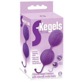 The 9's S Kegels Silicone Kegel Balls-Purple