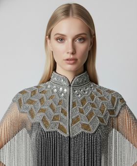 Gilded Halo Cape