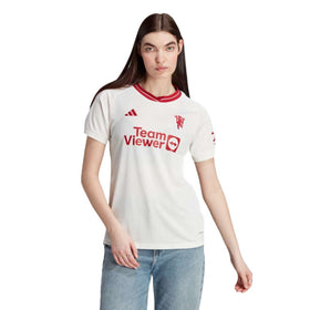 adidas Women's Manchester United 23/24 Third Jersey - CLOUD WHITE