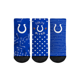Rock 'Em Socks Indianapolis Colts - Number 1 Fan 3-Pack (Toddler)