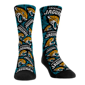 Rock 'Em Socks Jacksonville Jaguars - Logo Sketch (Black)