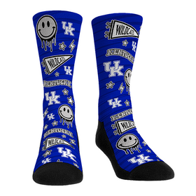 Rock 'Em Socks Kentucky Wildcats - Smiley Stickers