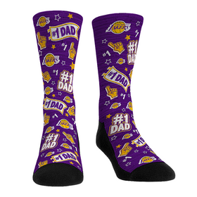 Rock 'Em Socks Los Angeles Lakers - #1 Dad