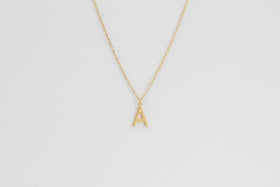 Letter Pendent Necklace