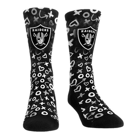 Rock 'Em Socks Las Vegas Raiders - Valentine's Day Hearts