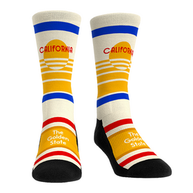 Rock 'Em Socks California - License Plate (Sunset)