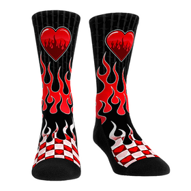 Rock 'Em Socks Valentine's Day - Heart Flames