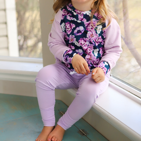 Bamboo Jogger Pants in Lilac