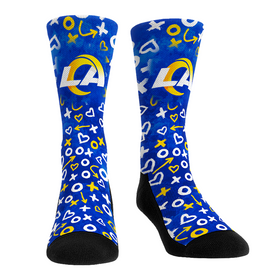 Rock 'Em Socks Los Angeles Rams - Valentine's Day Hearts