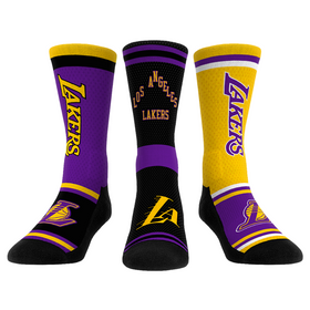 Rock 'Em Socks Los Angeles Lakers - Ultimate Jersey - 3-Pack