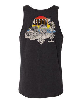Off The Grid Surplus Marcos Tacos Tank - Charcoal Black