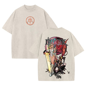 Magik Retro Vintage Comic Wash Tee