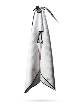 Pins and Aces Magnetic Towel - White