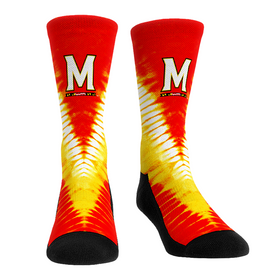 Rock 'Em Socks Maryland Terrapins - V Shape Tie Dye