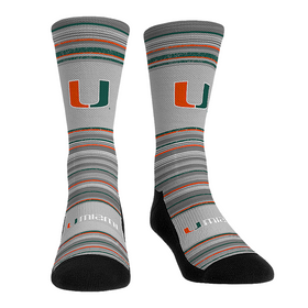 Rock 'Em Socks Miami Hurricanes - Heather Classics
