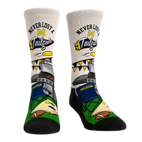 Rock 'Em Socks Michigan Wolverines - Never Lost a Tailgate