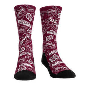 Rock 'Em Socks Mississippi State Bulldogs - Microdot All-Over