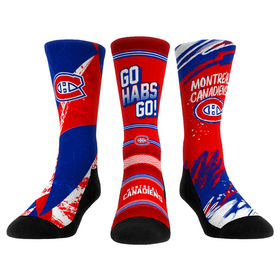 Rock 'Em Socks Montreal Canadiens - Power Play 3-Pack
