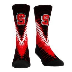 Rock 'Em Socks NC State Wolfpack - V Shape Tie Dye