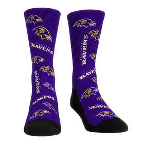 Rock 'Em Socks Baltimore Ravens - Throwback All-Over