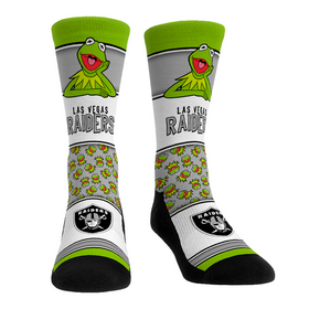 Rock 'Em Socks Las Vegas Raiders - The Muppets - Kermit Showcase