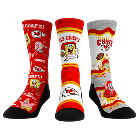 Kansas City Chiefs - SpongeBob SquarePants - 3-Pack