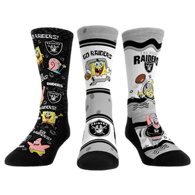 Las Vegas Raiders - SpongeBob SquarePants - 3-Pack
