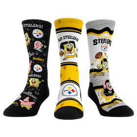 Pittsburgh Steelers - SpongeBob SquarePants - 3-Pack