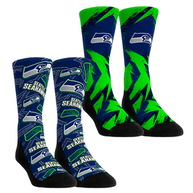 Rock 'Em Socks Seattle Seahawks - Game Day 2-Pack