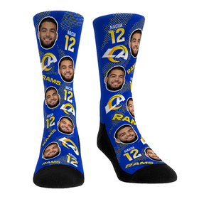 Rock 'Em Socks Puka Nacua - Los Angeles Rams - Football Guy