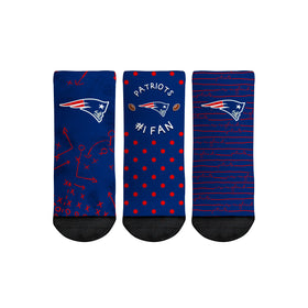 New England Patriots - Number 1 Fan 3-Pack (Toddler)