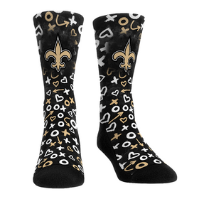 Rock 'Em Socks New Orleans Saints - Valentine's Day Hearts