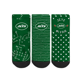 Rock 'Em Socks New York Jets - Number 1 Fan 3-Pack (Toddler)