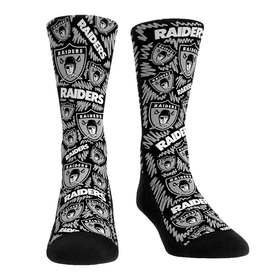 Rock 'Em Socks Las Vegas Raiders - Throwback Logo Sketch