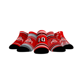 Rock 'Em Socks Ohio State Buckeyes - Super Fan 5-Pack (Low Cut)