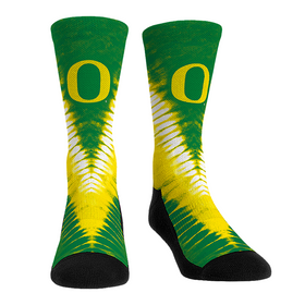 Rock 'Em Socks Oregon Ducks - V Shape Tie Dye