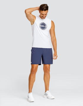 JOSH MUSCLE TANK - CHALK WHITE