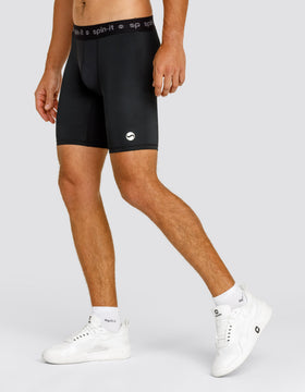 KYLIAN 6" BASE LAYER SHORTS - ONYX BLACK