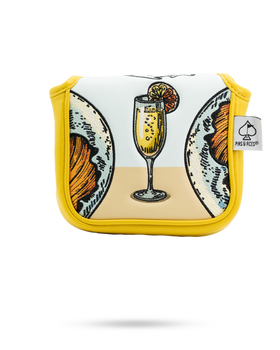Pins and Aces Mimosa - Mallet Putter Cover