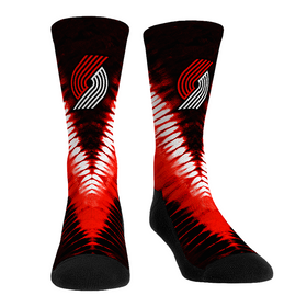 Rock 'Em Socks Portland Trail Blazers - V Shape Tie Dye