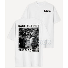 Portland Frog "No Deportation" T-Shirt - Rage Against The Machine ICE Out Social Justice Tee, Two-Sided Graphic