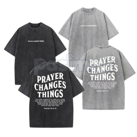 Prayer Change Things Vintage Washed T-Shirt