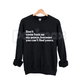 Protect My Peace Sweatshirt | Set Boundaries Mental Health Crewneck | Assertive Self-Care Jumper | Tranquility Statement Top